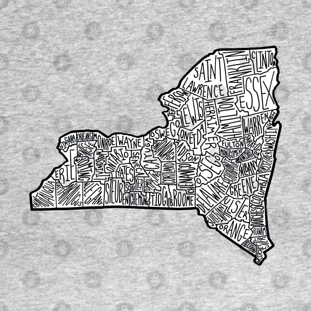 Upstate New York Map by calenbundalas